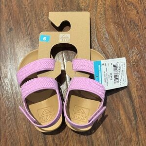 Reef Kids Sandals - Light Purple and Tan